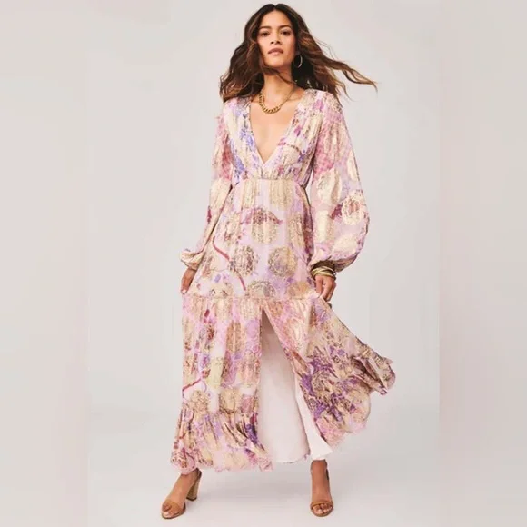 chinese dress ladies Hemant & Nandita Maxi Dress – Bluefly main image 0